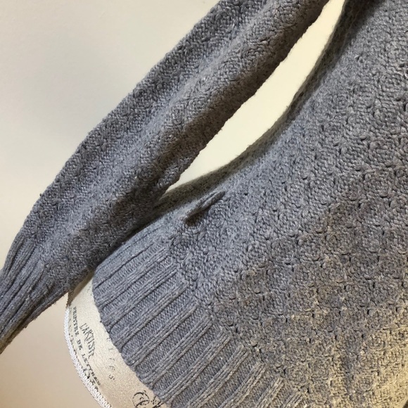 🎉HP Grey knit cardigan sweater 🎀cute - Picture 8 of 8